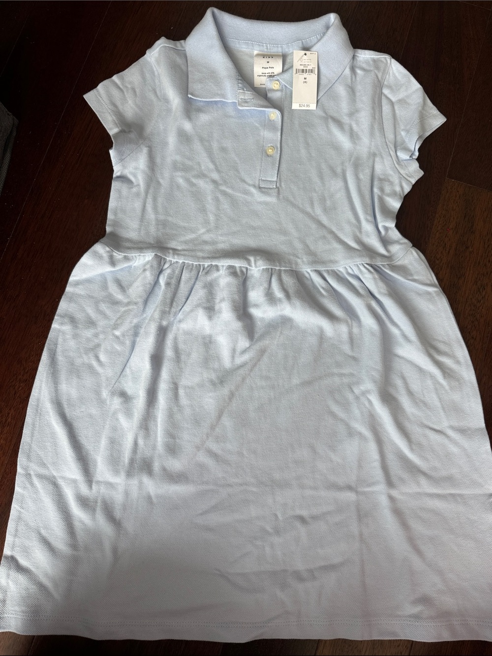 Gap Light Blue Polo Dress NWT